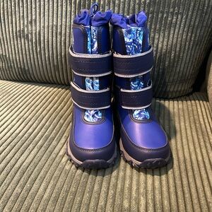 Lands' End Kids' Blue and Navy Winter Boots